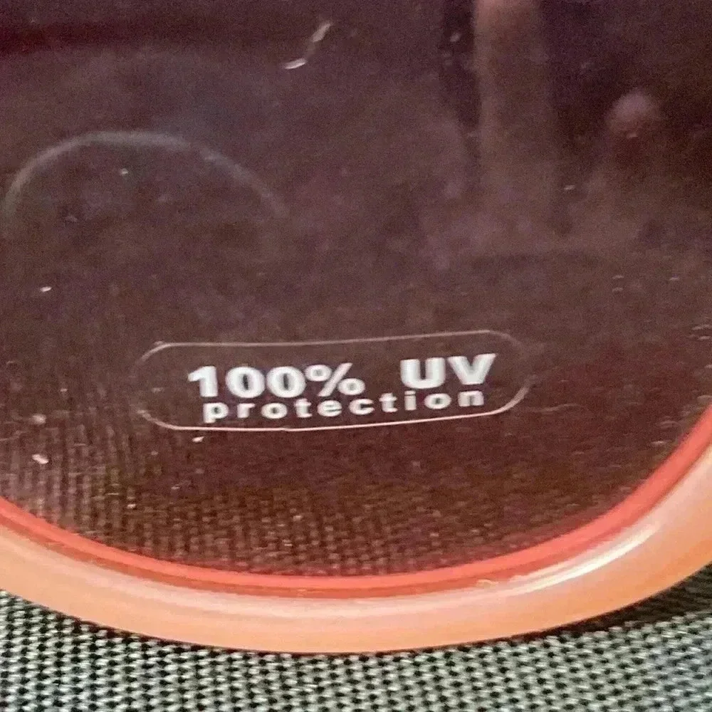 UNBRANDED 100% UV PROTECTION SOFT PEACH SUNGLASSES VERY GOOD CLEAN‎ CONDITION